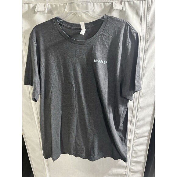 Bird Dogs Shirt Unisex XL Gray Casual Graphic Tee Logo Blue Camo Tshirt Gorpcore - Picture 2 of 5